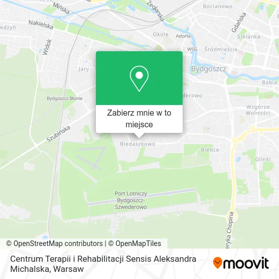 Mapa Centrum Terapii i Rehabilitacji Sensis Aleksandra Michalska