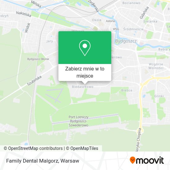 Mapa Family Dental Malgorz