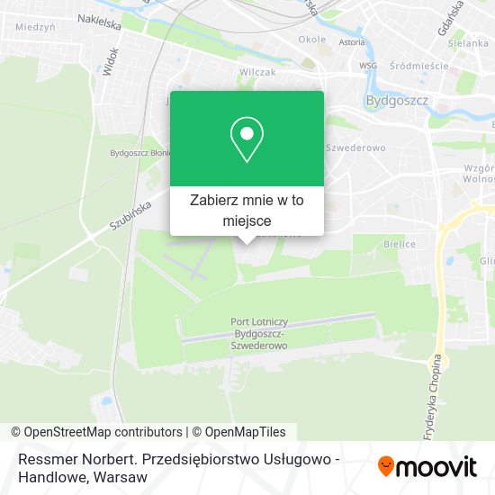 Mapa Ressmer Norbert. Przedsiębiorstwo Usługowo - Handlowe