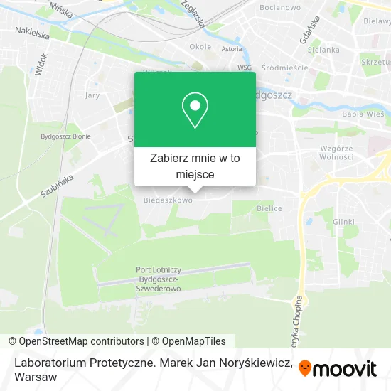 Mapa Laboratorium Protetyczne. Marek Jan Noryśkiewicz