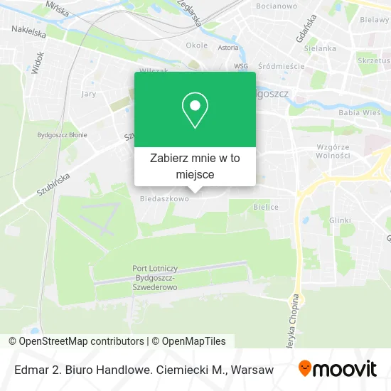 Mapa Edmar 2. Biuro Handlowe. Ciemiecki M.