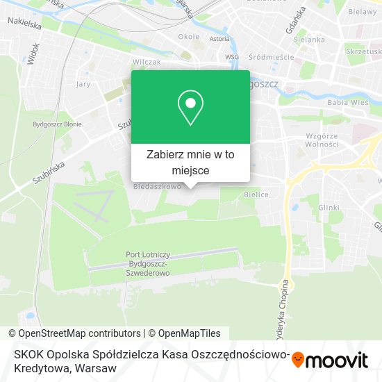 Mapa SKOK Opolska Spółdzielcza Kasa Oszczędnościowo-Kredytowa