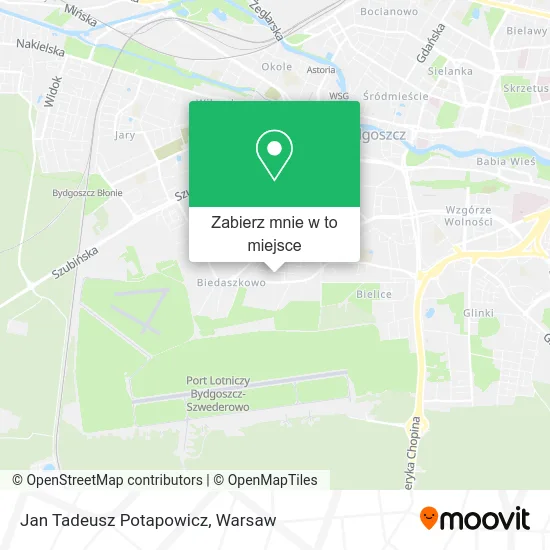 Mapa Jan Tadeusz Potapowicz
