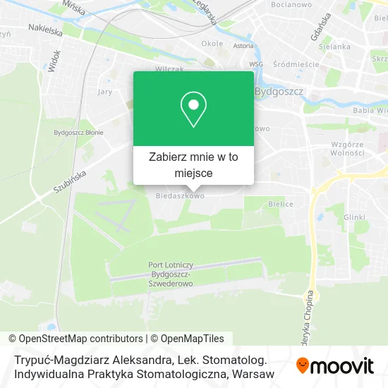 Mapa Trypuć-Magdziarz Aleksandra, Lek. Stomatolog. Indywidualna Praktyka Stomatologiczna