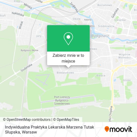 Mapa Indywidualna Praktyka Lekarska Marzena Tutak Słupska