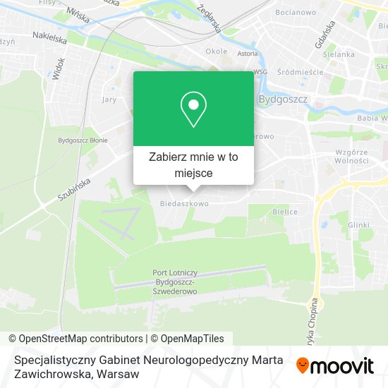 Mapa Specjalistyczny Gabinet Neurologopedyczny Marta Zawichrowska