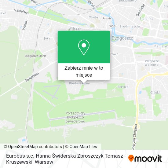 Mapa Eurobus s.c. Hanna Świderska Zbroszczyk Tomasz Kruszewski