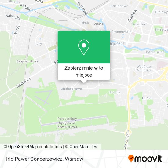 Mapa Irlo Paweł Goncerzewicz