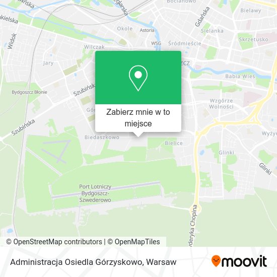 Mapa Administracja Osiedla Górzyskowo