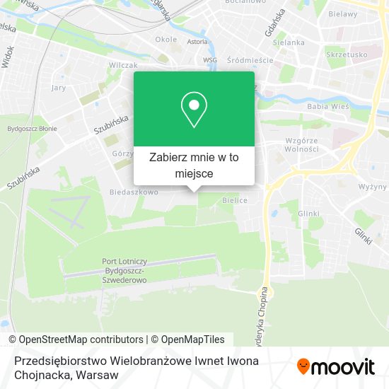 Mapa Przedsiębiorstwo Wielobranżowe Iwnet Iwona Chojnacka