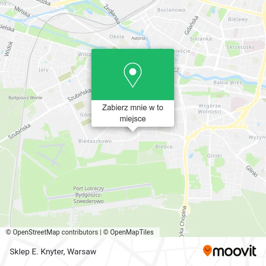 Mapa Sklep E. Knyter