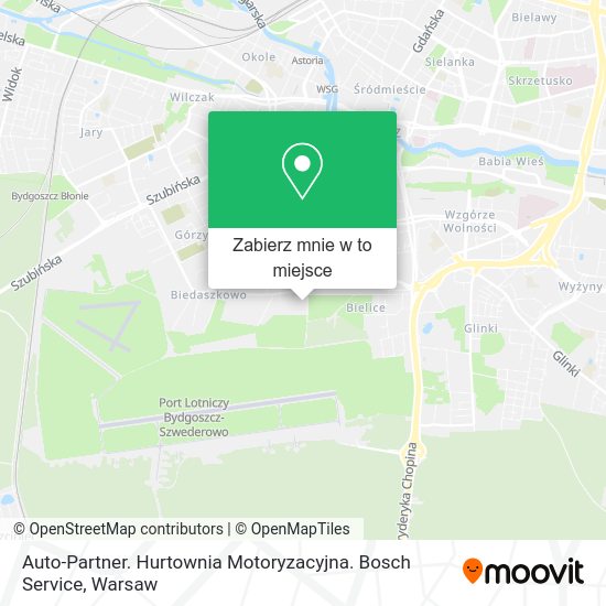 Mapa Auto-Partner. Hurtownia Motoryzacyjna. Bosch Service