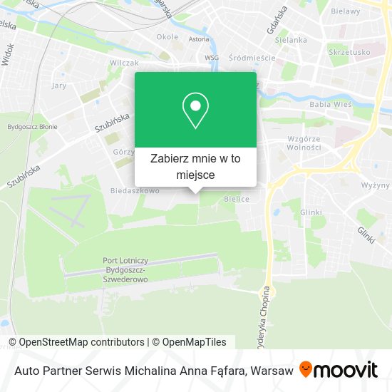 Mapa Auto Partner Serwis Michalina Anna Fąfara