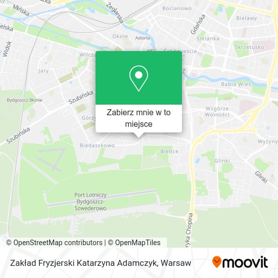 Mapa Zakład Fryzjerski Katarzyna Adamczyk