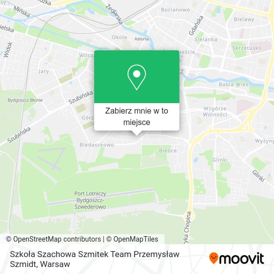 Mapa Szkoła Szachowa Szmitek Team Przemysław Szmidt