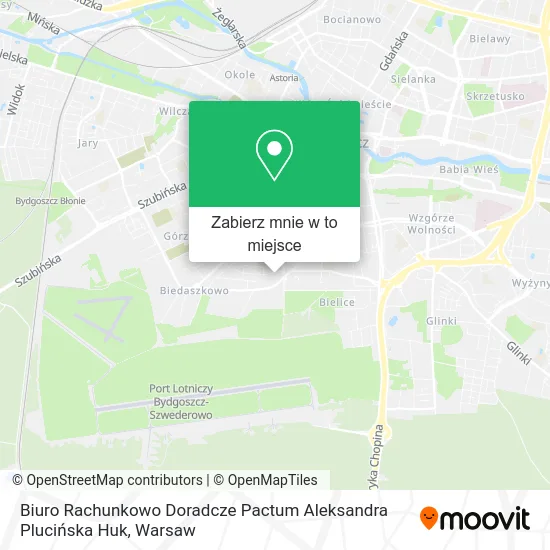 Mapa Biuro Rachunkowo Doradcze Pactum Aleksandra Plucińska Huk