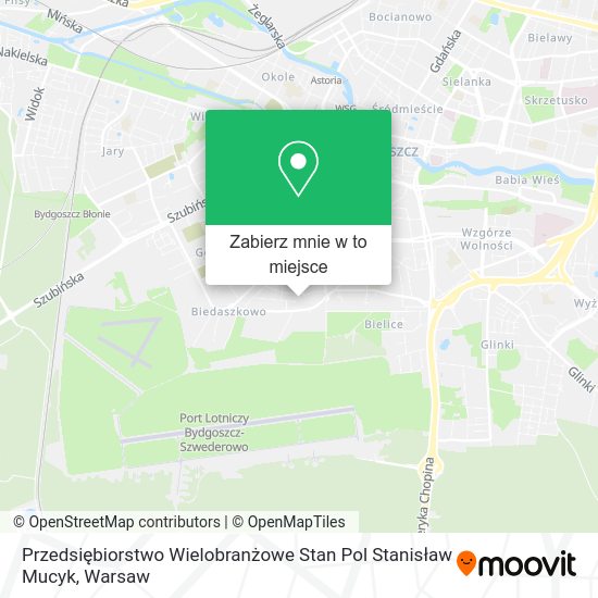 Mapa Przedsiębiorstwo Wielobranżowe Stan Pol Stanisław Mucyk