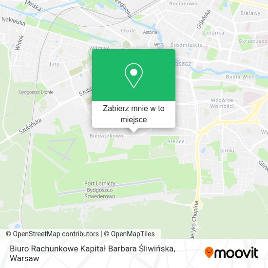 Mapa Biuro Rachunkowe Kapitał Barbara Śliwińska