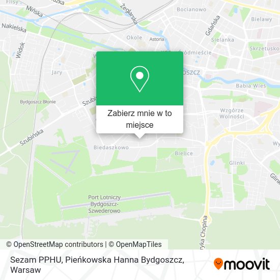 Mapa Sezam PPHU, Pieńkowska Hanna Bydgoszcz