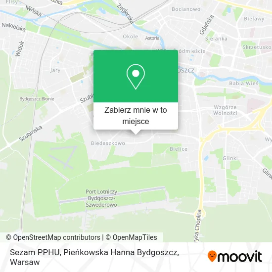 Mapa Sezam PPHU, Pieńkowska Hanna Bydgoszcz