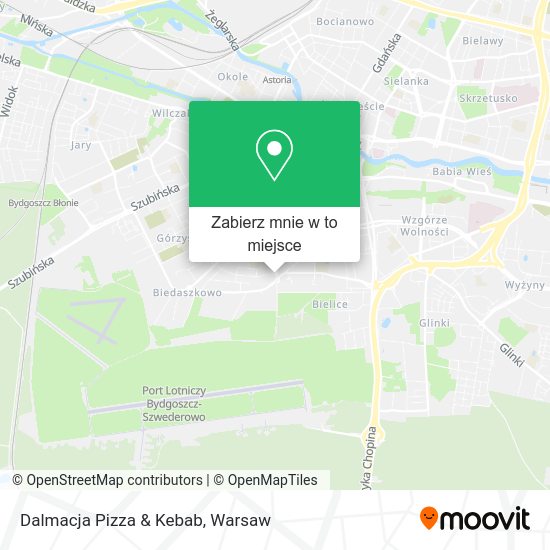 Mapa Dalmacja Pizza & Kebab