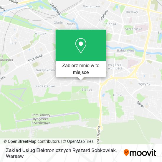 Mapa Zakład Usług Elektronicznych Ryszard Sobkowiak