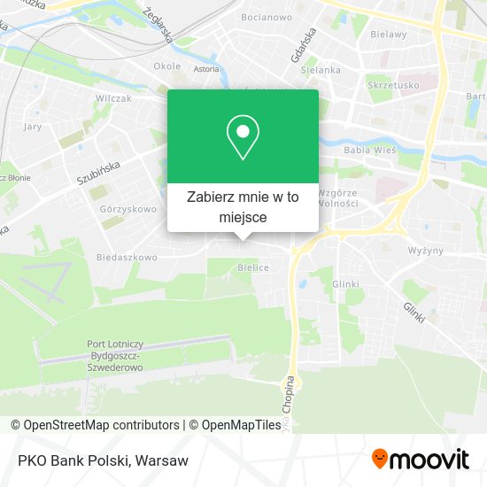 Mapa PKO Bank Polski