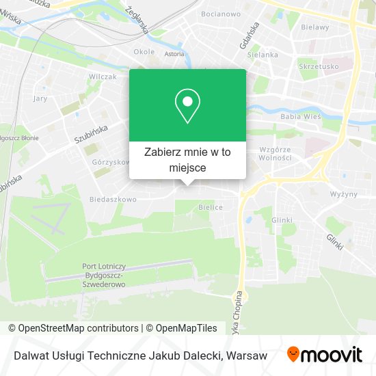 Mapa Dalwat Usługi Techniczne Jakub Dalecki