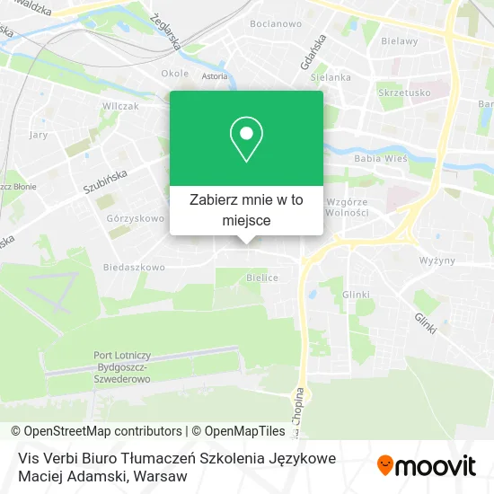 Mapa Vis Verbi Biuro Tłumaczeń Szkolenia Językowe Maciej Adamski