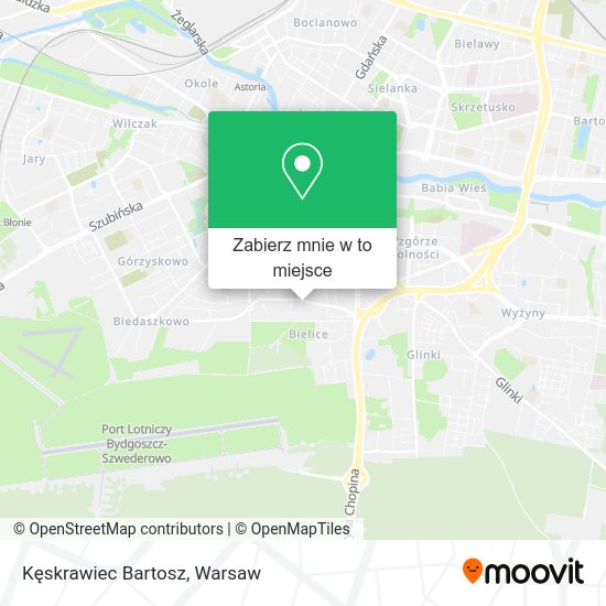 Mapa Kęskrawiec Bartosz