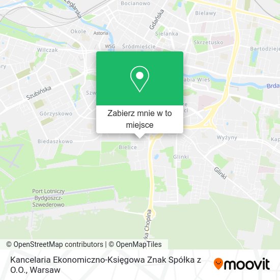 Mapa Kancelaria Ekonomiczno-Księgowa Znak Spółka z O.O.