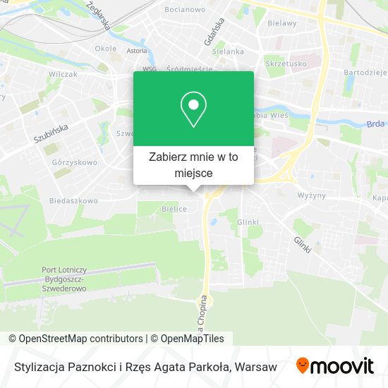 Mapa Stylizacja Paznokci i Rzęs Agata Parkoła