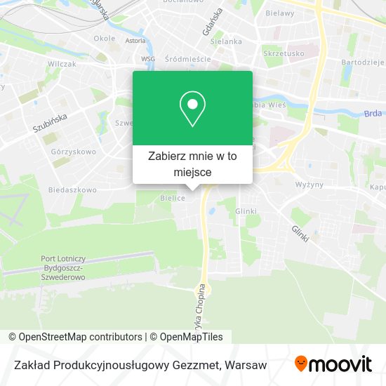 Mapa Zakład Produkcyjnousługowy Gezzmet