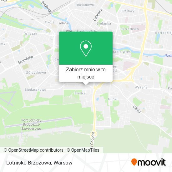 Mapa Lotnisko Brzozowa