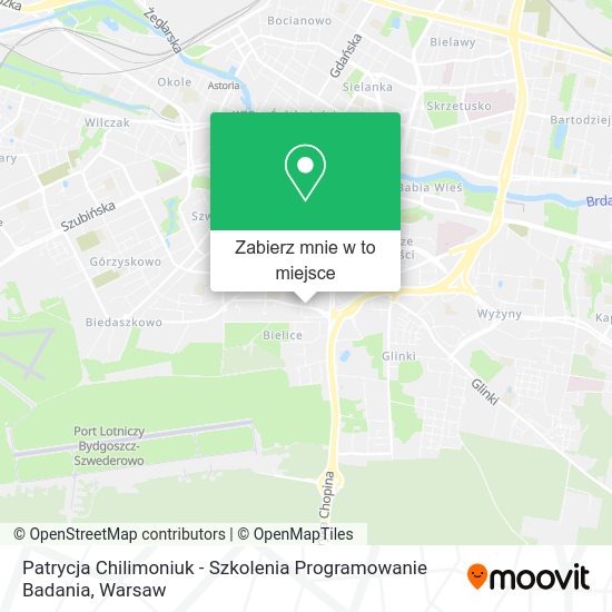 Mapa Patrycja Chilimoniuk - Szkolenia Programowanie Badania