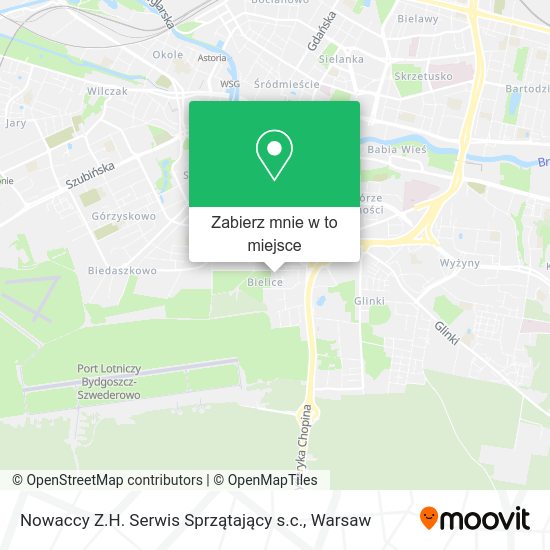 Mapa Nowaccy Z.H. Serwis Sprzątający s.c.