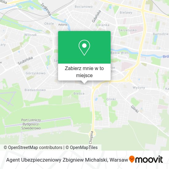 Mapa Agent Ubezpieczeniowy Zbigniew Michalski