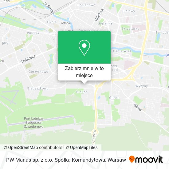 Mapa PW Manas sp. z o.o. Spółka Komandytowa