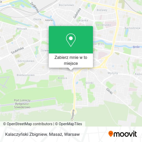 Mapa Kalaczyński Zbigniew. Masaż