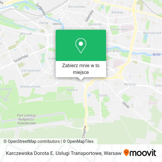 Mapa Karczewska Dorota E. Usługi Transportowe