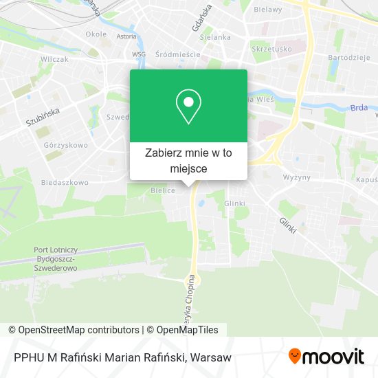 Mapa PPHU M Rafiński Marian Rafiński