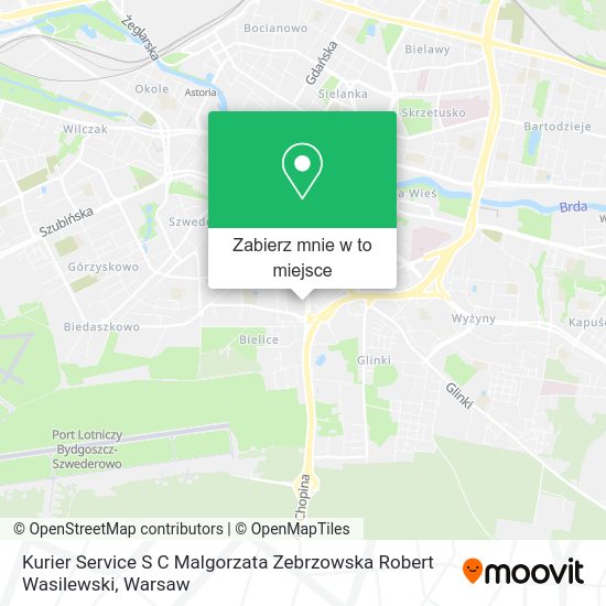 Mapa Kurier Service S C Malgorzata Zebrzowska Robert Wasilewski