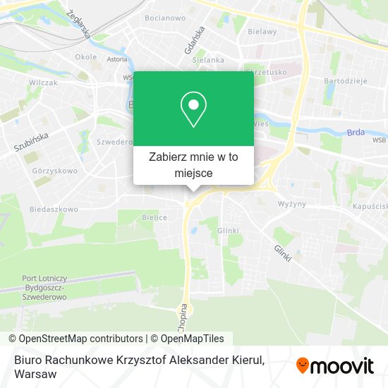 Mapa Biuro Rachunkowe Krzysztof Aleksander Kierul