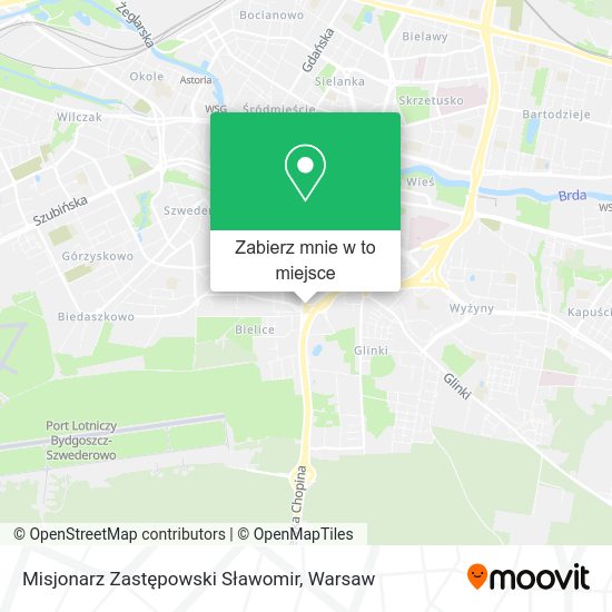 Mapa Misjonarz Zastępowski Sławomir