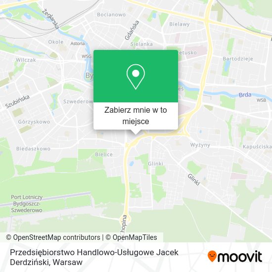 Mapa Przedsiębiorstwo Handlowo-Usługowe Jacek Derdziński