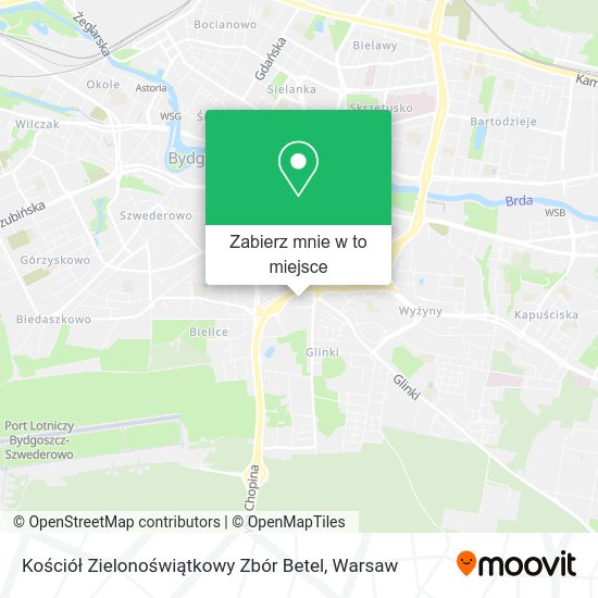 Mapa Kościół Zielonoświątkowy Zbór Betel