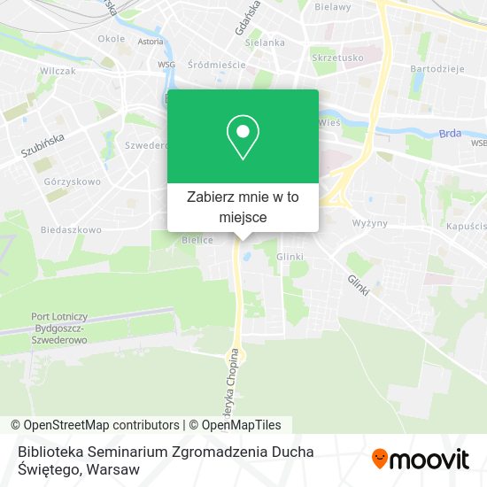 Mapa Biblioteka Seminarium Zgromadzenia Ducha Świętego