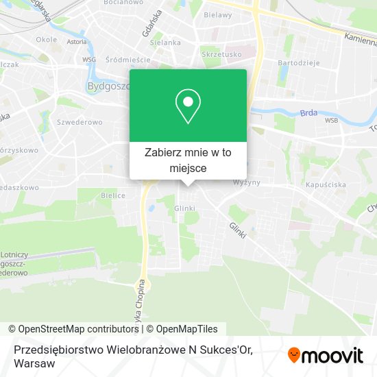 Mapa Przedsiębiorstwo Wielobranżowe N Sukces'Or