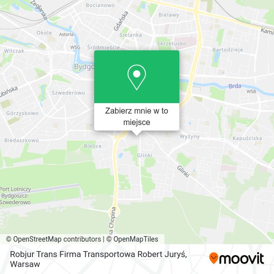 Mapa Robjur Trans Firma Transportowa Robert Juryś