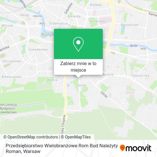 Mapa Przedsiębiorstwo Wielobranżowe Rom Bud Należyty Roman